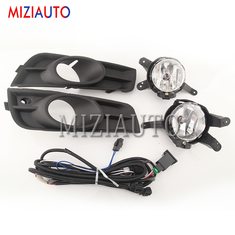 Luces de niebla para Chevrolet cruze led Luz de niebla 2009-2014 faros de niebla DRL faros antiniebla cubre marco rejilla arnés de cableado kit ► Foto 1/6