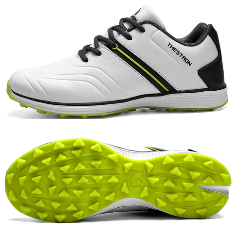 Zapatos de Golf impermeables para hombre, calzado ligero profesional para Golf, deportes al aire libre, zapatillas atléticas de marca ► Foto 1/6