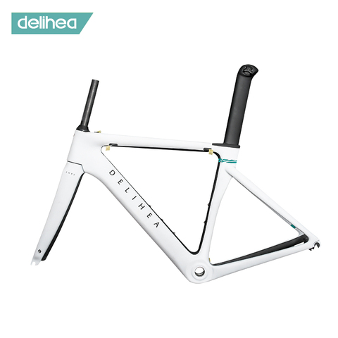 Marco de bicicleta de carretera de carbono DELIHEA 2022 Marco de bicicleta de ciclismo súper ligero Di2/Marco de carbono mecánico de carreras ► Foto 1/1