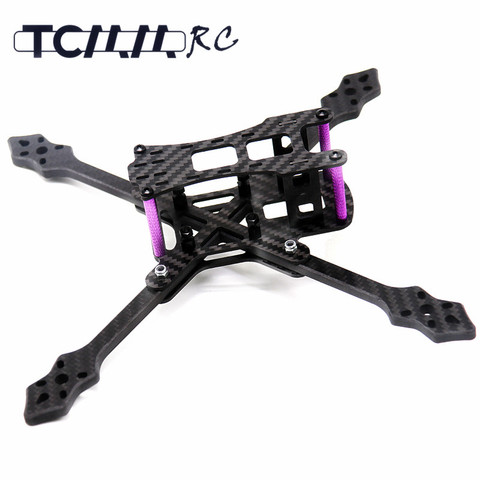 TCMMRC-kit de Cuadro De Carbono de cuadricóptero de 6mm, brazo armazón de carreras con visión en primera persona para Dron de carreras RC, FPV, AC 220mm ► Foto 1/5