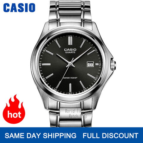 Reloj Casio, reloj de pulsera, para hombres, marca de lujo superior, reloj de cuarzo, reloj impermeable, reloj para hombres, reloj militar deportivo relogio masculino  erkek kol saati montre homme zegarek meski MTP-118 ► Foto 1/5