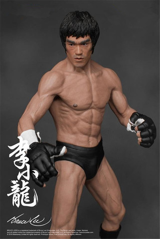 Juguetes modelo de colección de figuras de acción de PVC versión de lucha de 19 cm Bruce Lee ► Foto 1/6