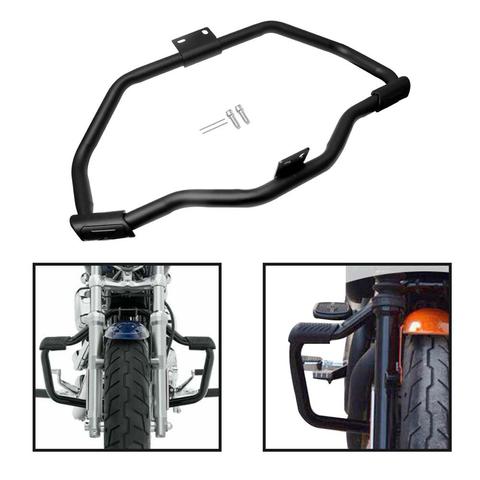 Motocicleta negro mate carretera Crash bar frente Protecciones para motor para Harley Sportster 1200 883 XL 48 72 xl1200 xl883n 2004- 2017 16 ► Foto 1/6