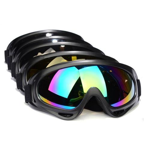 Uds de invierno a prueba de viento de esquí gafas deportes al aire libre gafas de esquí UV400 a prueba de polvo de la motocicleta ciclismo gafas de sol ► Foto 1/6