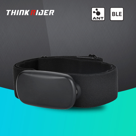 ThinkRider-Monitor de ritmo cardíaco, correa para el pecho con ANT +, Sensor para correa de Fitness, Compatible con Wahoo Polar Garmin Connected Cycl ► Foto 1/6