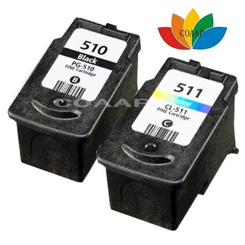 PG-510 CL-511 COLOR XL cartucho de tinta para CANON PIXMA MP230 MP237 MP240 MP250 MP252 MX330 MX360 impresora de inyección de tinta (PG510 CL511) ► Foto 1/4