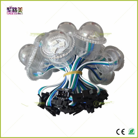 Cubierta transparente DC12V, 26mm de diámetro, ws2811, módulo LED de punto descubierto, 3 led, 5050 SMD, Chips RGB, píxeles LED resistentes al agua IP68 ► Foto 1/4