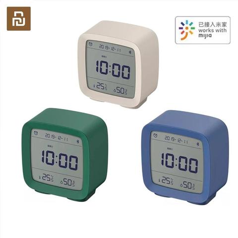 Xiaomi ClearGrass termómetro digital Bluetooth temperatura y humedad de la alarma de reloj de luz de la noche 3 en 1 de casa inteligente ► Foto 1/5