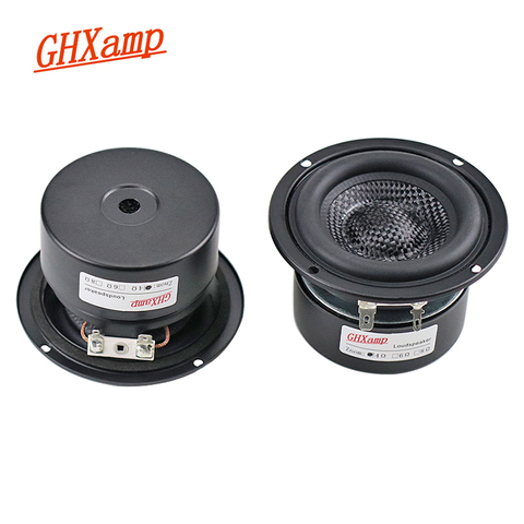 GHXAMP-Subwoofer de fibra de vidrio, altavoz de graves potente de 3 pulgadas, 4 Ohm, 25W, Subwoofer de reparación para lavabo, bricolaje, 2 uds. ► Foto 1/6