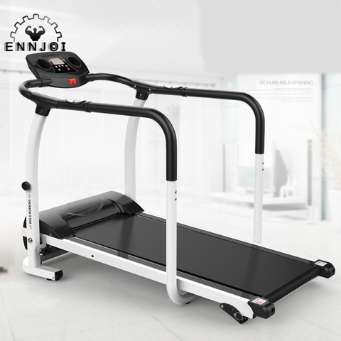 Cinta de correr eléctrica plegable para el hogar, equipo de Fitness para exteriores, correas deportivas para caminar y hacer ejercicio de carrera, gimnasio, ancianos ► Foto 1/4