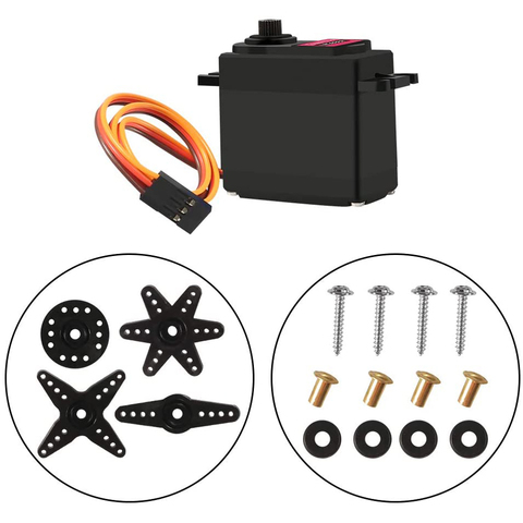 MG996R MG995 MG946R SG5010 S3003 engranajes de Metal Servo Digital RC Motor de alto par helicóptero, coche y barco ► Foto 1/5