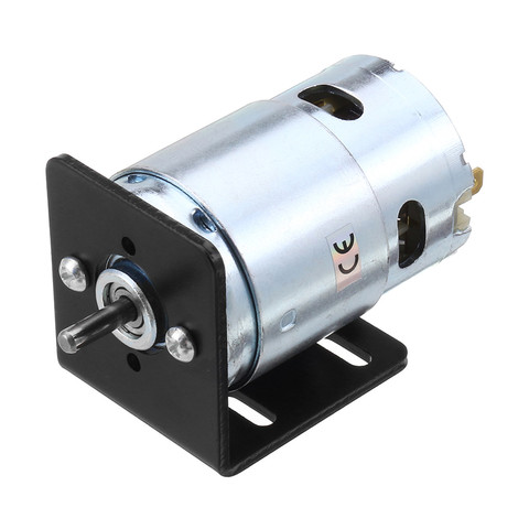 Mini Motor eléctrico de 12 V y 24 V CC de alta velocidad, 895 rpm-3000rpm, 12 V, 24 V de CC, doble rodamiento de bolas, montaje de Motor, 12000 ► Foto 1/6