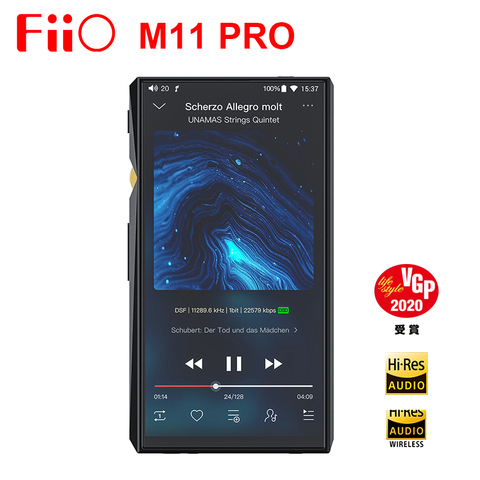 FIIO-reproductor de música M11 PRO Samsung Exynos 7872, reproductor de música Portátil con Bluetooth, Android 7,0, MP3, AK4497EQ, DAC, DSD256 ► Foto 1/6