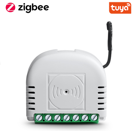 Tuya Zigbee Smart en interruptor Dimmer de pared Control remoto de Engergy Monitor funciona con o sin cable neutro ► Foto 1/6
