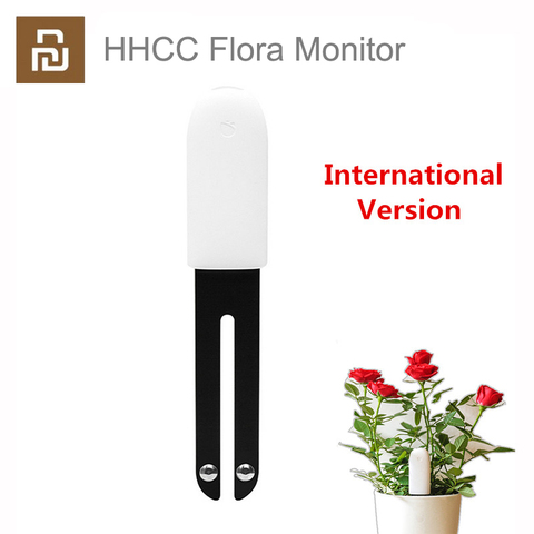 Monitor Digital de Flora Youpin HHCC para el cuidado de las plantas, detector de agua del suelo para el cuidado de las flores, versión internacional Original ► Foto 1/6