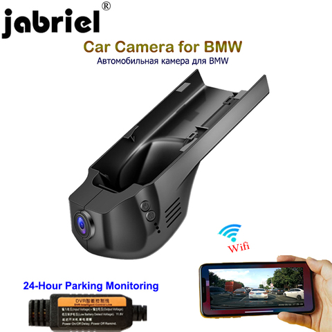 Jabriel ocultos 1080P Cámara del coche de 24 horas grabador dvr cámara de salpicadero de doble lente para BMW 1/3/5/X1/X3/X5 f10 f15 f20 f25 f30 f40 f48 g30 ► Foto 1/6