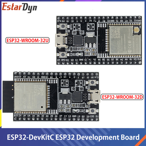 Placa base de ESP32-DevKitC, placa de desarrollo ESP32 ESP32-WROOM-32D ESP32-WROOM-32U WIFI + Bluetooth IoT NodeMCU-32 ► Foto 1/6