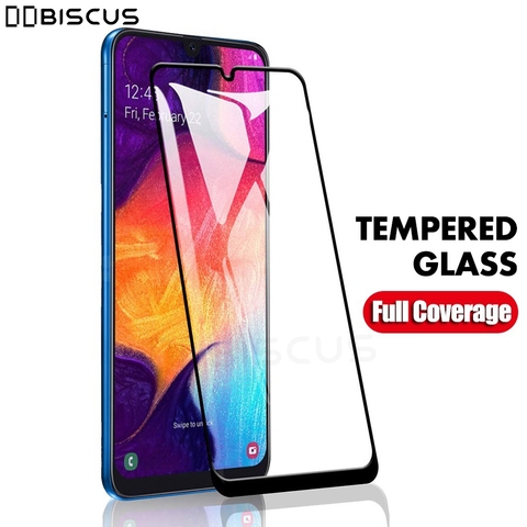 9H vidrio templado para Samsung Galaxy A10 A20 A30 A40 A50 A70 A20e A10s A20s A30s A21s A31 A41 A51 A71 Protector de pantalla de la cubierta de Gel ► Foto 1/6