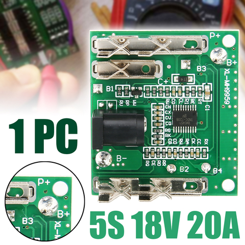 Para taladro Herramienta 1 pc 5S 18 V 20A de alta calidad Placa de protección Pro PCM PCB Li-Ion Paquete de batería de litio la Junta de Protección ► Foto 1/6