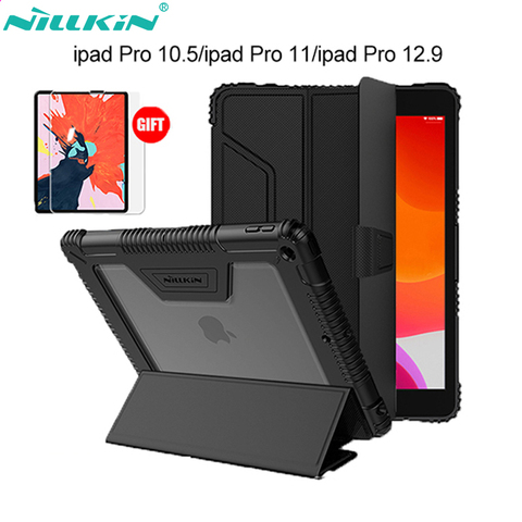 Funda inteligente Original Nillkin de piel sintética para iPad Air 2022/Pro 10,5 2017/Mini 2022/Mini 4/9.7/Pro 11/Pro 12,9 (2022) ► Foto 1/6