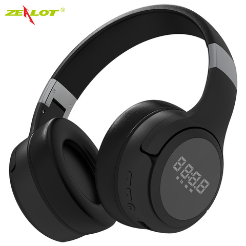 Nuevo B28 auriculares inalámbricos Bluetooth plegables estéreo auriculares con micrófono para juegos para PC teléfono móvil Mp3 ► Foto 1/4