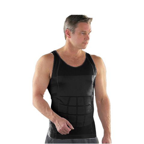 Chaleco adelgazante para hombres, ropa interior adelgazante, moldeador de cuerpo, corsé de cintura, moldeador, chaleco moldeador de cuerpo, vientre, moldeador de cuerpo ► Foto 1/6