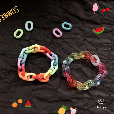 Pulsera acrílica de orgullo para parejas, pulseras transparentes de arcoíris para homosexuales, regalos de Mejor amistad ► Foto 1/5