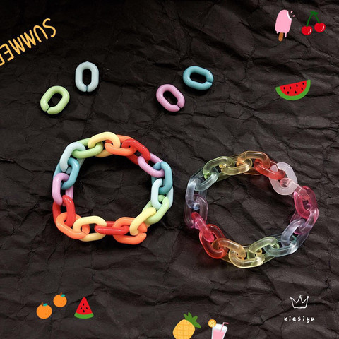 Pulsera acrílica de orgullo para parejas, pulseras transparentes de arcoíris para homosexuales, regalos de Mejor amistad ► Foto 1/5