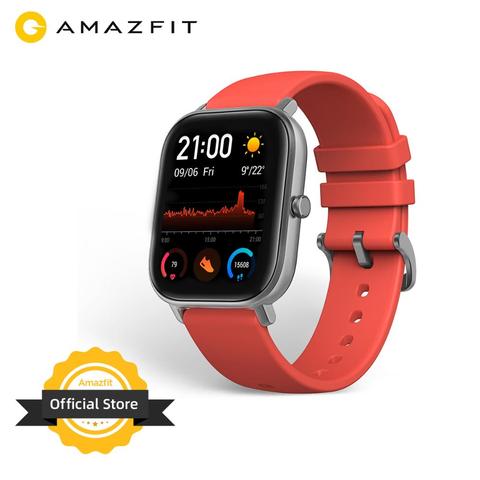 Reloj inteligente Amazfit GTS resistente al agua, resistente al agua hasta 5atm, 14 días de batería ► Foto 1/6