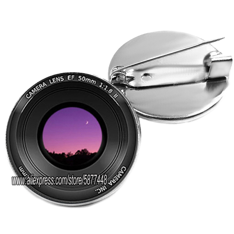 Broche para lente de cámara SLR, broche de cristal para amantes de la fotografía ► Foto 1/5