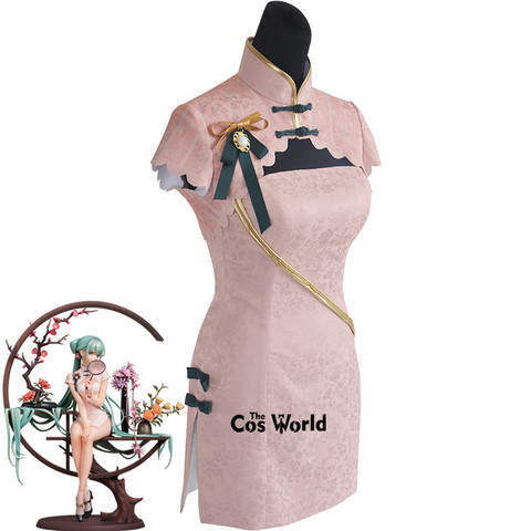 Vocaloid Miku-vestido Cheongsam de China, traje de Anime personalizado, disfraces de Cosplay ► Foto 1/6