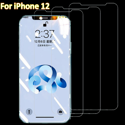 Protectores de pantalla de vidrio templado para móvil, película frontal HD para iPhone 12 Max/12 Pro, X, 6/6s, 7, 8, 11 Pro, Max ► Foto 1/6