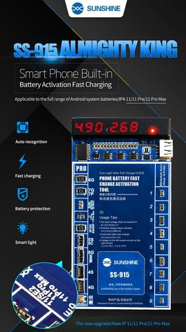 Placa de activación de batería universal SS-915, herramienta PCB de carga rápida con cable USB para iPhone, Samsung, Android, HTC, HUAWEI y XIAOMI ► Foto 1/6