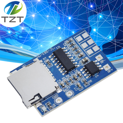 Módulo amplificador TZT GPD2846A, tarjeta TF, placa decodificadora de MP3, 2W, para Arduino GM, módulo de fuente de alimentación ► Foto 1/6