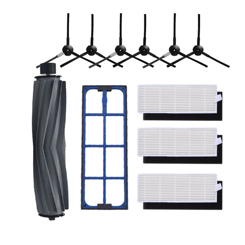 Cepillo lateral de filtro de HEPA filtro principal para Chuwi Ilife A8 A6 X620 X623 piezas de robot aspirador rodillo cepillo principal reemplazo ► Foto 1/6