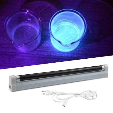 Lámpara UV ultravioleta T5, Luz Azul negra de cuarzo, 110V, 220V, 6W, 8W, luz fluorescente de detección de dinero, decoración de fiesta, violeta, DJ ► Foto 1/6