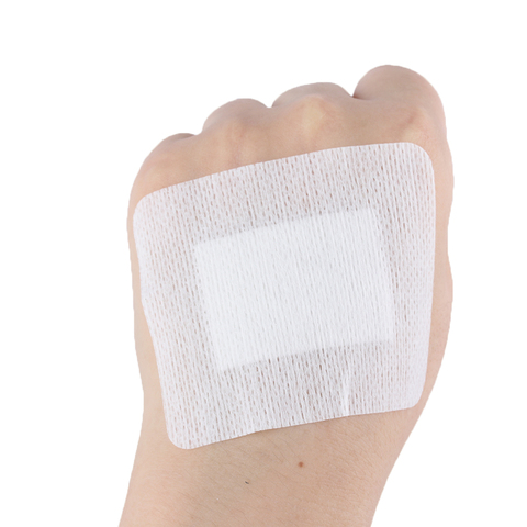 Vendaje tejido médico desechable, banda de 6cm x 7cm para vendaje de heridas, almohadilla adhesiva estéril, Protector de rodilla para el cuidado de la salud, 10 Uds. ► Foto 1/6