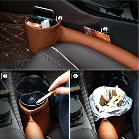 Almohadilla de cojín de asiento de coche, enchufe de costura antifugas, decoración de asientos ► Foto 1/6