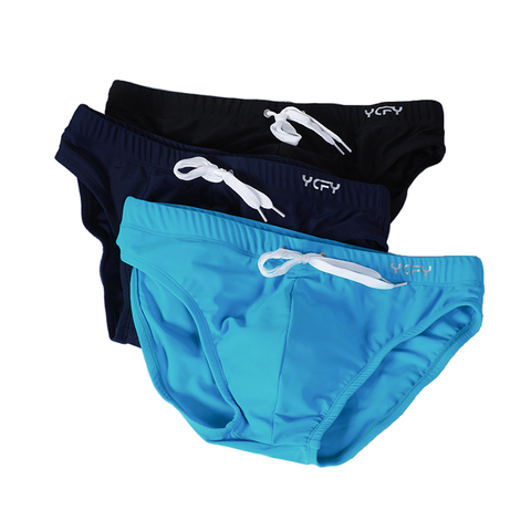 Sexy para hombres, calzoncillos para natación, piscina, playa, Bañadores, playa, bañadores, Gay, hombre, bañador, pantalones cortos, Nylon, sunga masculina ► Foto 1/6