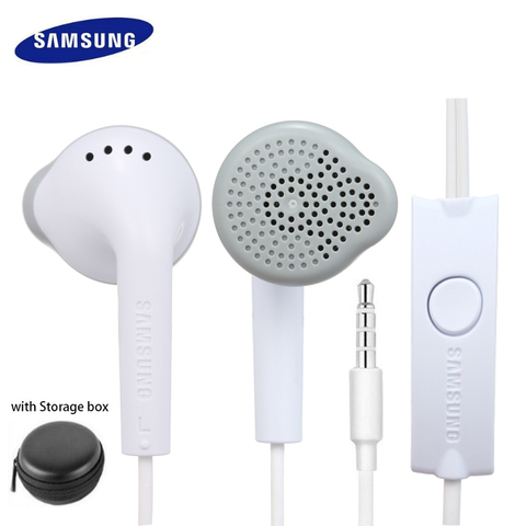 SAMSUNG auricular EHS61 con cable de 3,5mm de auriculares con micrófono para samsung Galaxy S6 S7 borde S8 S9 S10 más J4 J6 A7 A10 A30 A50 A70 huawei ► Foto 1/6