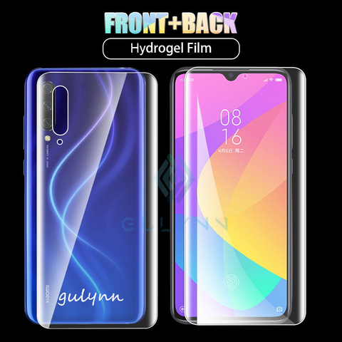 Película de hidrogel 97D para Xiaomi, Protector de pantalla frontal y trasera completa para Xiaomi Redmi 7A Note 8 79 5 K20 Pro Mi 9T 8 Lite 9 A1 A2 ► Foto 1/1