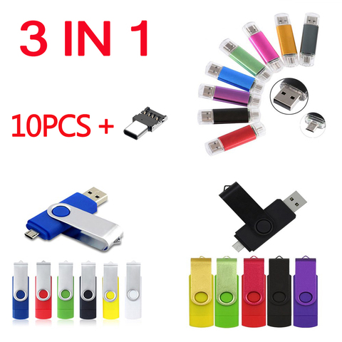 Unidad Flash USB de rotación, memoria de 4GB, 8GB, alta velocidad, 16GB, 32GB, 64GB, 128GB, 2,0, regalo de moda, palos USB, gran oferta ► Foto 1/6