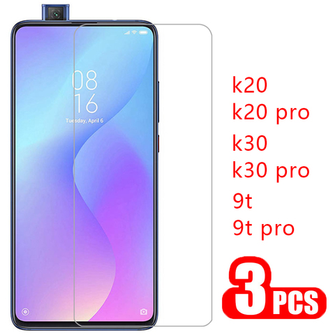 Protección de vidrio para xiaomi mi 9 t pro protector de pantalla de vidrio templado redmi k20 k30 película ksiomi 9 t t9 9tpro k 20 30 xiomi xaomi ► Foto 1/6