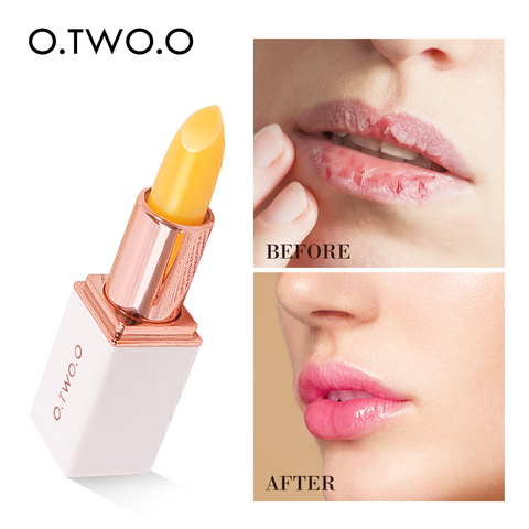 O.TWO.O colores cambiantes labio bálsamo labial de larga duración higiénico labial hidratante Anti envejecimiento maquillaje cuidado de los labios ► Foto 1/6