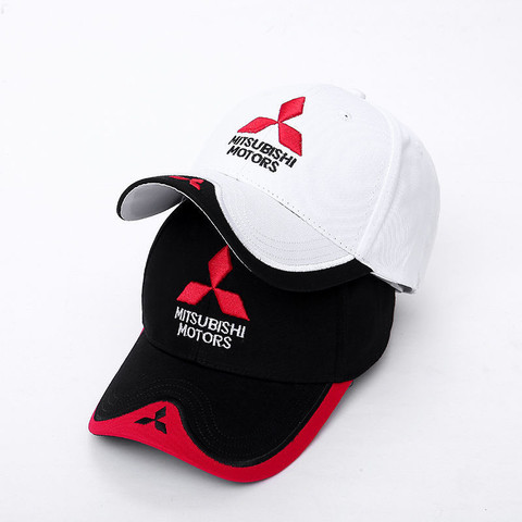 Venta al por mayor, novedad de 2022, sombrero de moda 3D Mitsubishi, gorra con logo de coche, gorra de béisbol MOTO GP Racing F1, gorra informal ajustable para camionero ► Foto 1/6