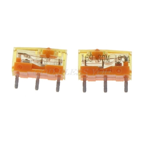 2Pc TTC a prueba de polvo de oro ratón Micro interruptor Micro botón Contactor 30 millones de envío de la gota ► Foto 1/6