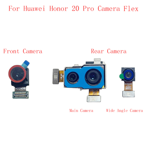 Cable flexible de cámara frontal trasera para Huawei Honor 20 Pro YAL-AL10, gran angular, módulo de cámara principal, piezas de repuesto de reparación ► Foto 1/6