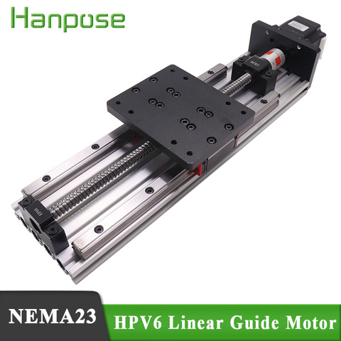 Husillo lineal HPV6 sfu1204 con guías lineales, HGH15 HIWIN, mismo tamaño con motor paso a paso NEMA23 2.8A 56mm, envío gratis ► Foto 1/6