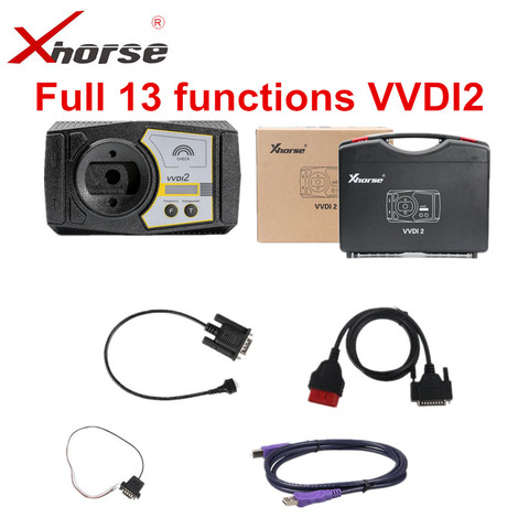 Herramienta de diagnóstico automático Xhorse VVDI2, 13 funciones, versión completa V6.7.5 para V-W, Audi, BMW, Porsche, PSA VVDI 2 ► Foto 1/4