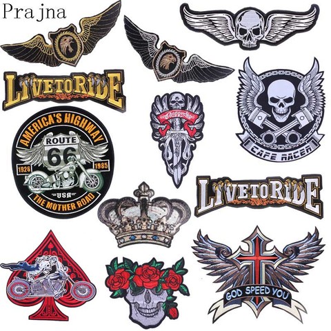 Prajna Big Morale Stalker parche hierro en Tiger Patch Wings Biker Badge  Punk Skull parches bordados grandes para ropa rayas - Historial de precios  y revisión | Vendedor de AliExpress - Prajnan